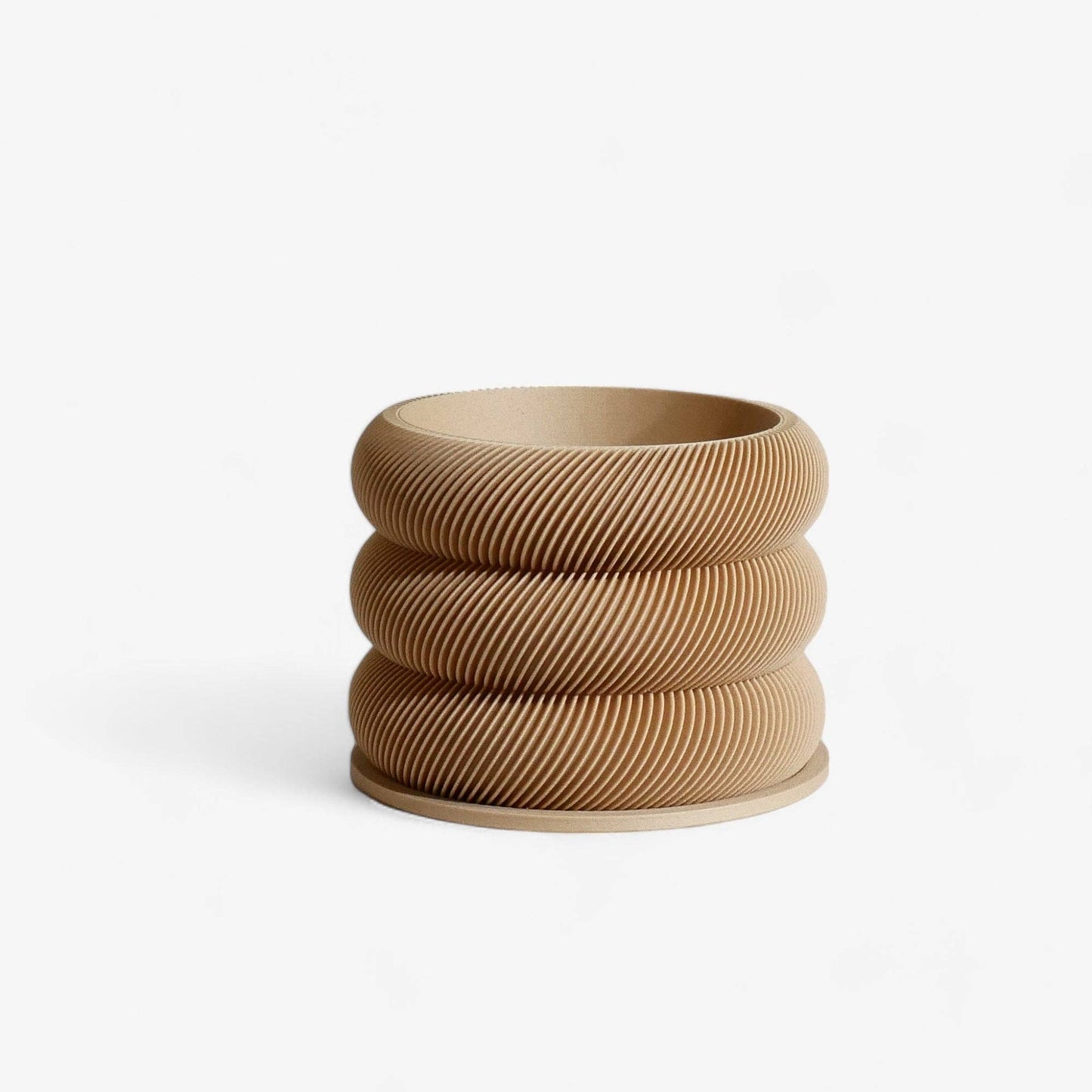 Textuur houten plantenpot - BUBBLES