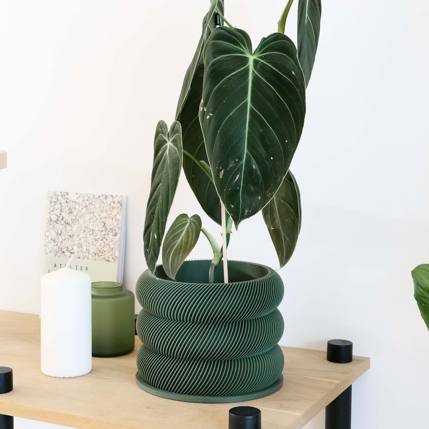 Textuur houten plantenpot - BUBBLES