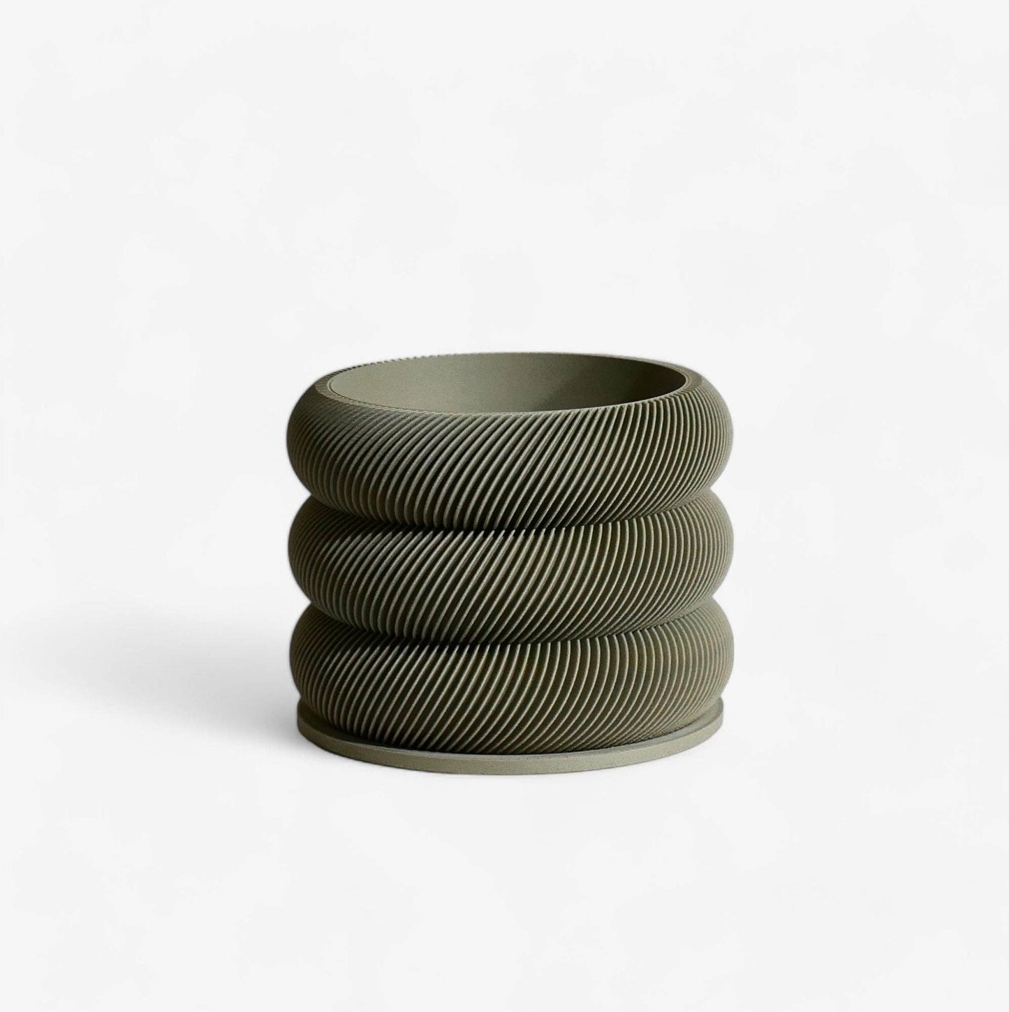 Textuur houten plantenpot - BUBBLES