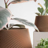 Geometrische houten plantenbak OSLO, ideaal voor groene planten